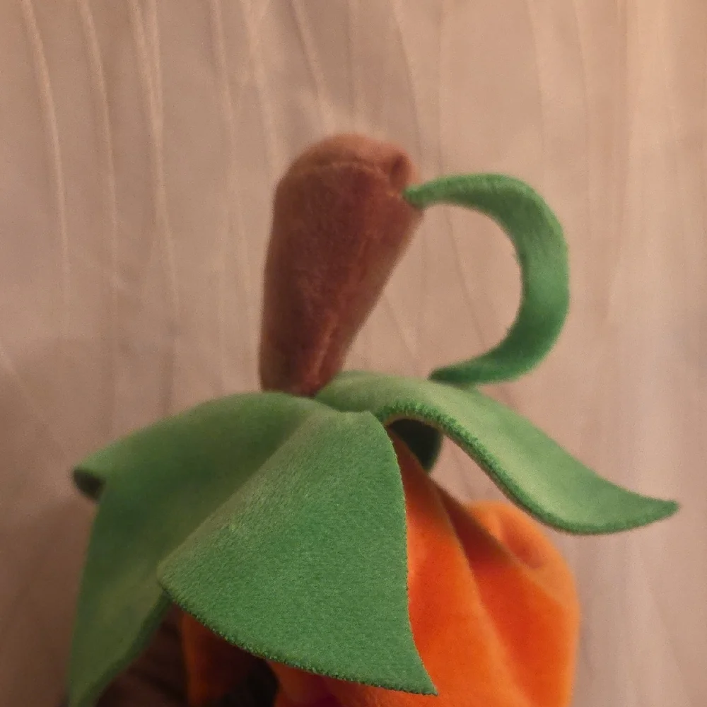 Cozy Orange Sleep Sack‎ with Green Trim